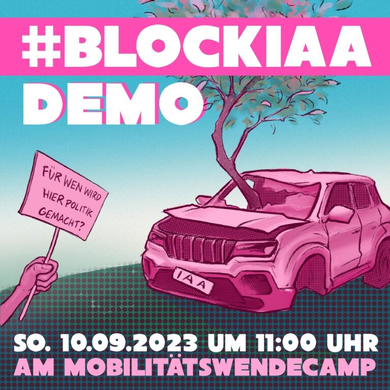 #BLOCK IAA Demo So. 10.09.2023 um 11:00 Uhr am